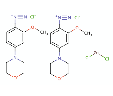 2-Methoxy-4-morpholinobenzenediazonium chloride zinc chloride double salt